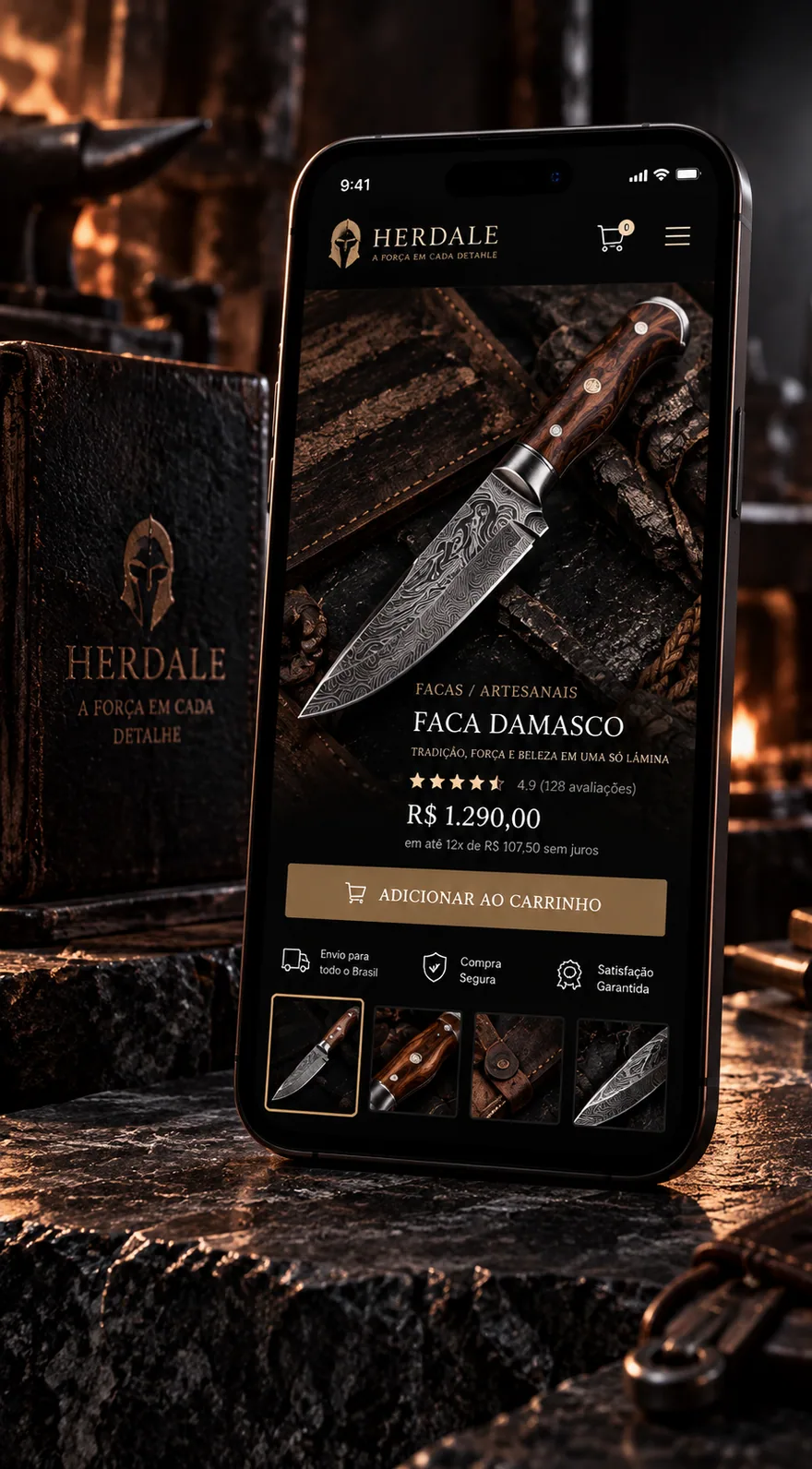 BLADE Cutelaria — Site & catálogo