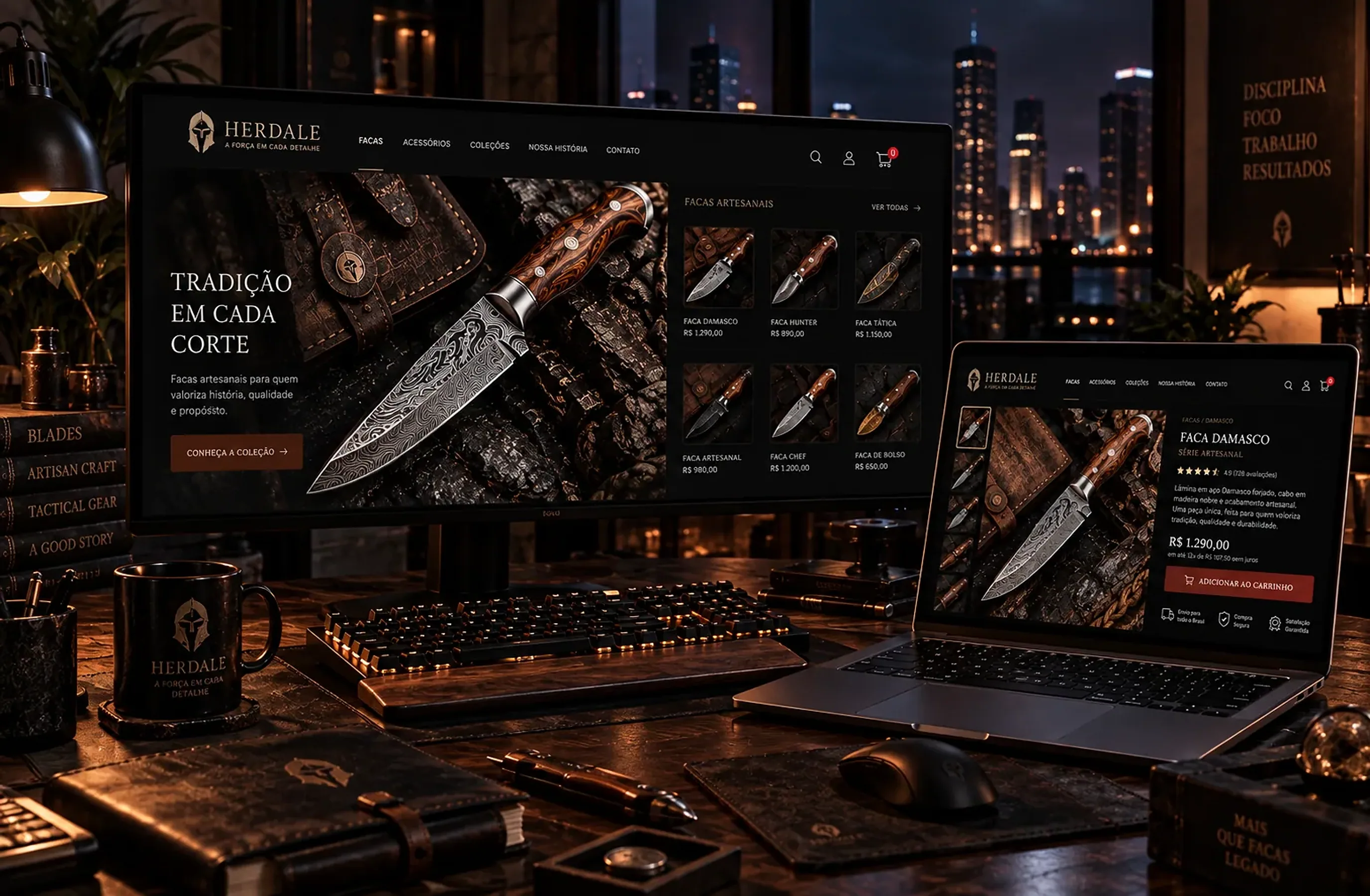 BLADE Cutelaria — visão geral do projeto