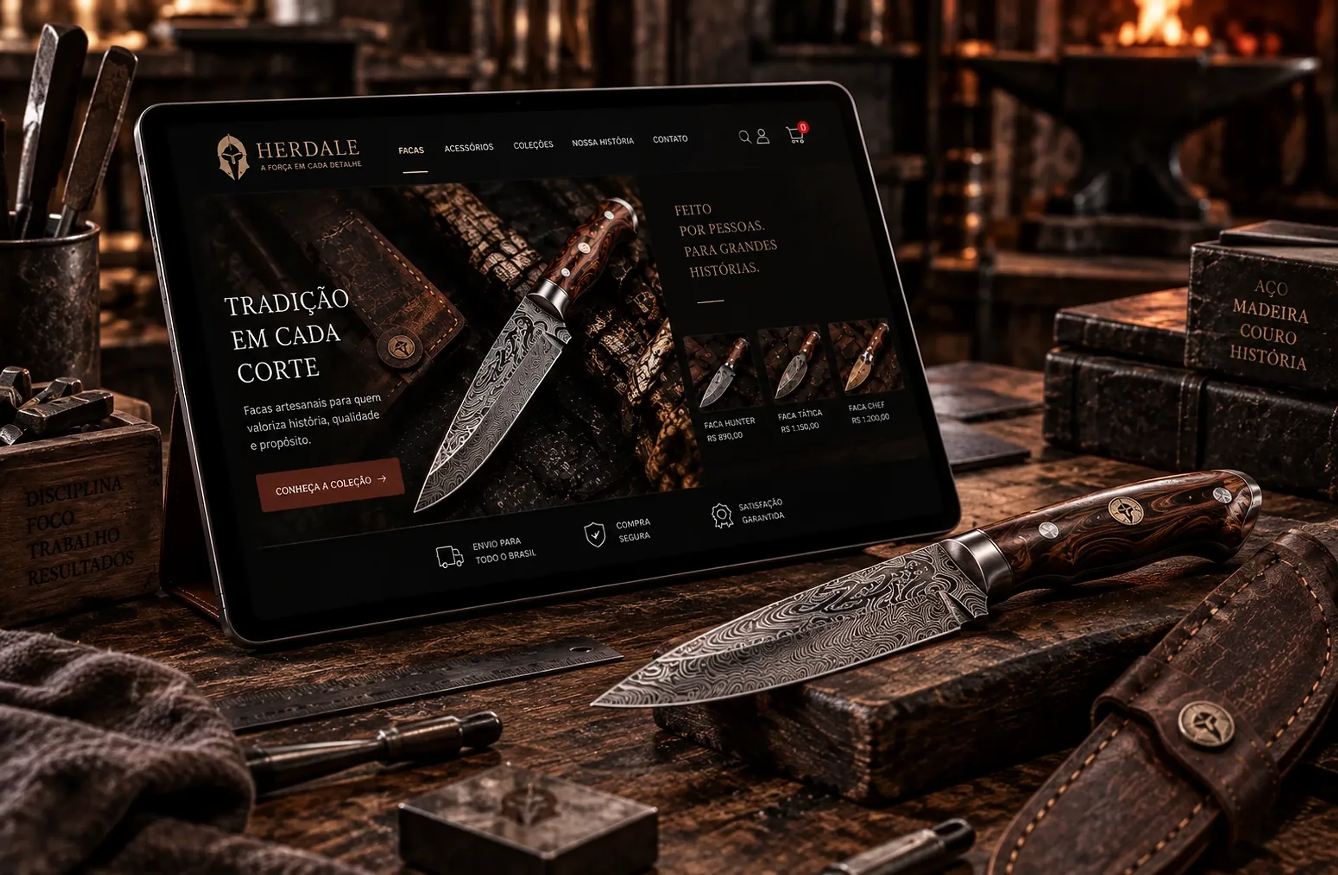 BLADE Cutelaria — projeto em contexto