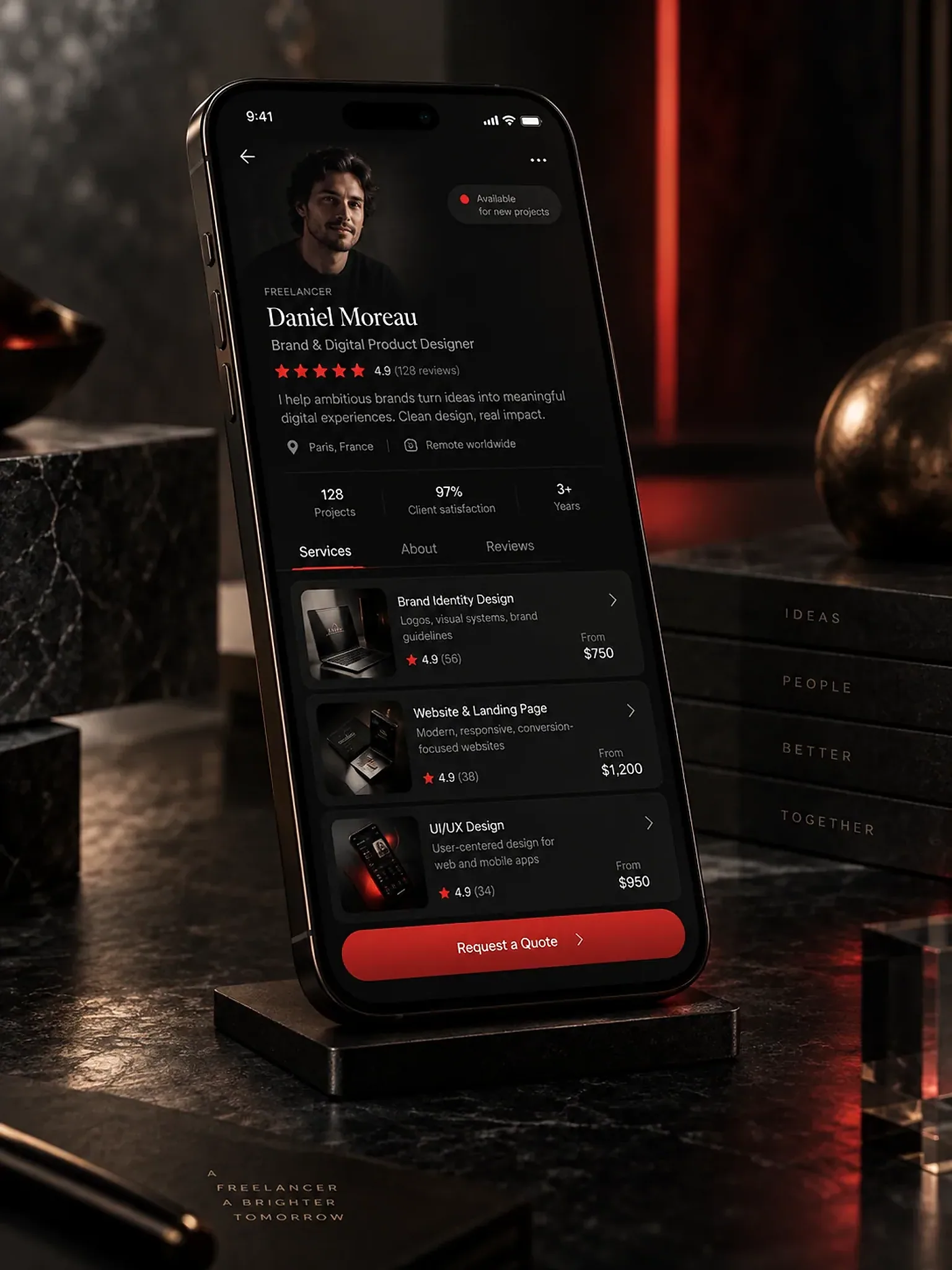 Freelae — versão mobile